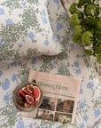 Garbo&Friends Plumbago Muslin Fitted Sheet Single