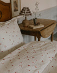 Garbo&Friends Seersucker Duvet Cover Single Poppy