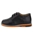 Young Soles Bobby Brogue Leather Shoe Black