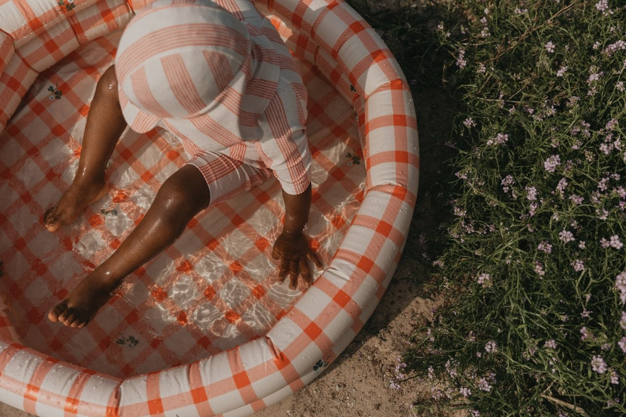 Garbo&amp;Friends Gingham Sorrel Red Baby Pool