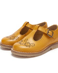 Young Soles Blossom Leather Shoe Mustard