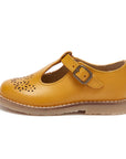 Young Soles Blossom Leather Shoe Mustard