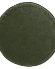 Castle Penny Round Cushion Olive