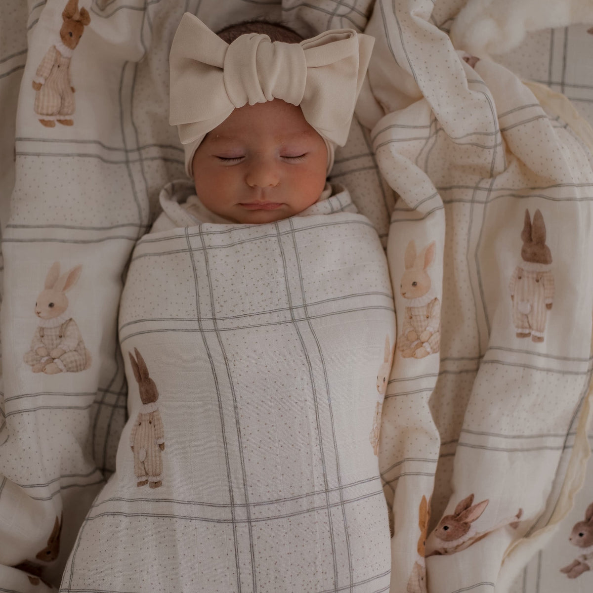 Pop Ya Tot | Little Cottontail Swaddle Wrap