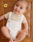 Wedoble Short Sleeve Top | Let Love Grow Beige