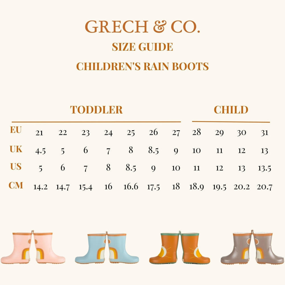 Grech &amp; Co. Childrens Rain Boots - Light Blue