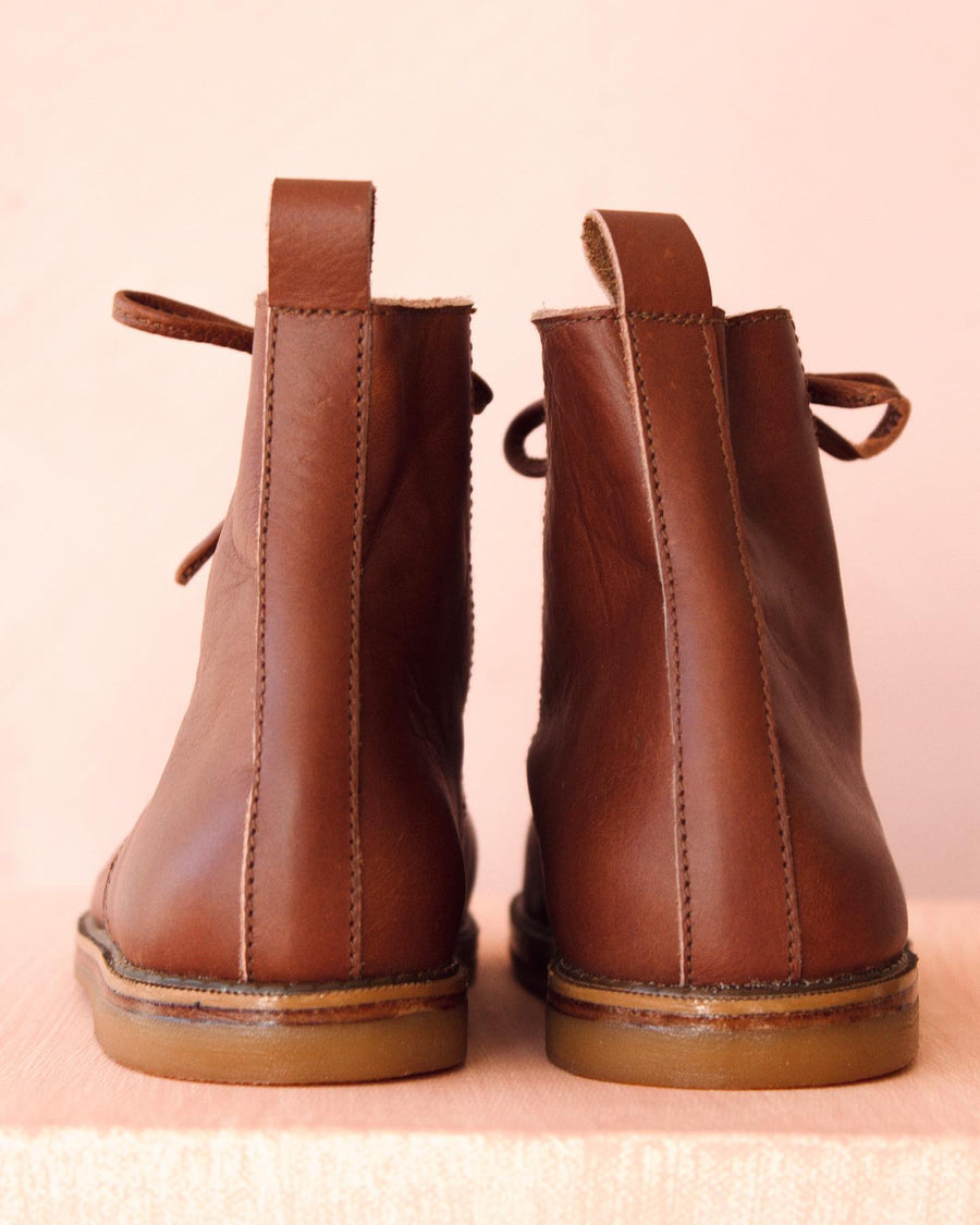 Classical Child Junior Weave Boots Tan