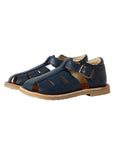 Young Soles Frankie Leather Sandal Navy