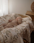 Pop Ya Tot | Fleur Blanche Swaddle Wrap