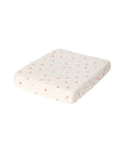 Garbo&Friends Seersucker Poppy Changing Mat Cover/Bassinet Fitted Sheet