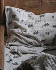 Garbo&Friends Blackberry Muslin Bed Set Cot