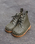 Classical Child Junior Weave Boots Olive