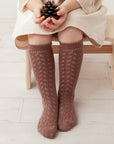 Warm Crochet Socks Nutmeg