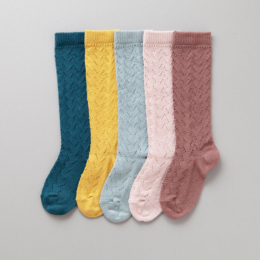 Warm Crochet Socks Mustard