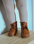 Classical Child Junior Weave Boots Tan