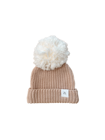 Ziggy Lou Beanie Caramel Gingham