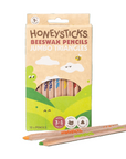 Honeysticks Magic 3-in-1 Beeswax Pencils Jumbo Triangles 10pk