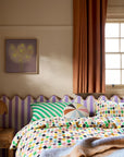 Castle Harlequin Flat Sheet Single