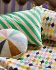 Castle Beach Ball Knit Round Cushion