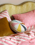 Castle Beach Ball Knit Round Cushion