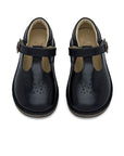 Young Soles Penny T-Bar Leather Shoe Black