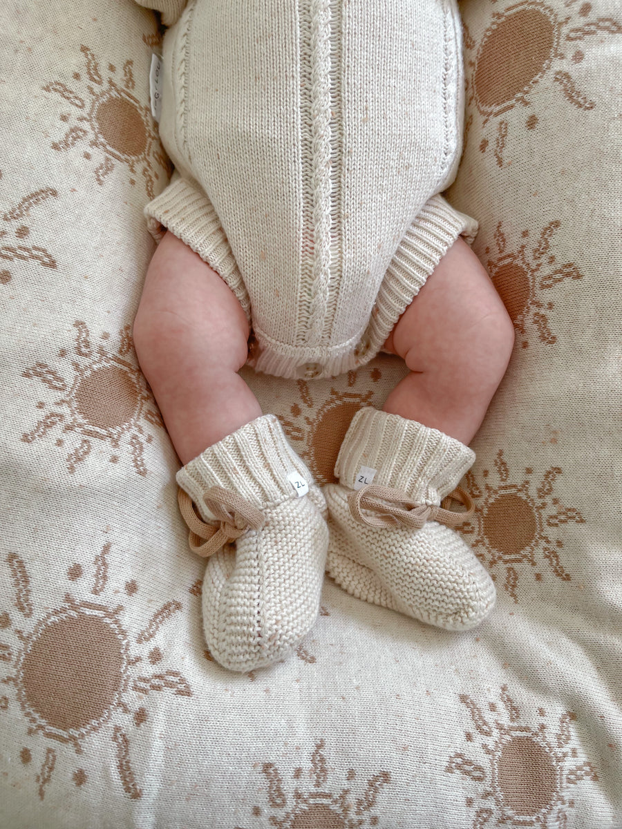 Ziggy Lou Booties Biscotti Fleck