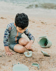 Sage Green 12 Piece Beach Bucket & Toys Set