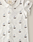 Fledge & Thread Romper - Sailboat