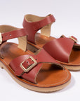 Young Soles Sonny Leather Sandal Brick