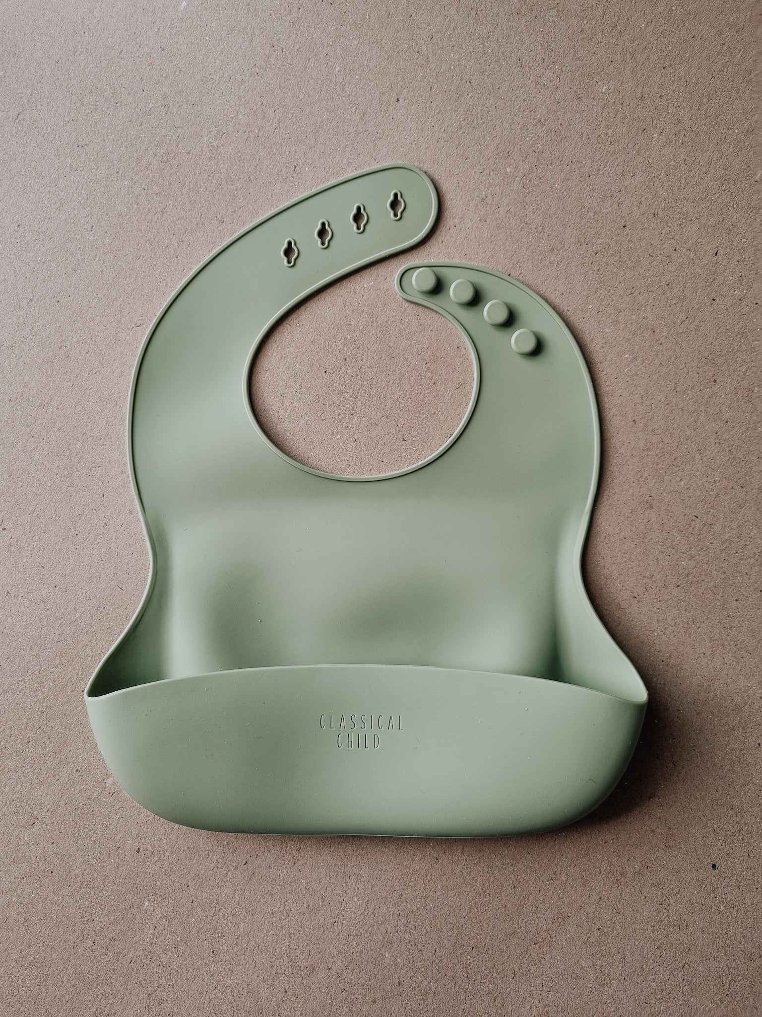 Sage Silicone Bib