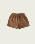 Slowly Linen Short - Coffee