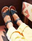 Young Soles Sonny Leather Sandal Navy