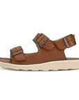 Young Soles Spike Leather Sandal Chestnut