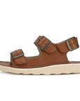 Young Soles Spike Leather Sandal Chestnut