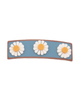 Grech & Co. Wide Bar Clip Flower Laguna