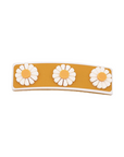 Grech & Co. Wide Bar Clip Flower Wheat