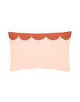 Castle Blush Linen Scallop Pillowcase