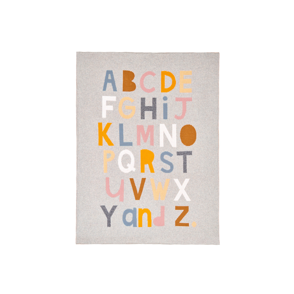 Castle Alphabet Baby Throw