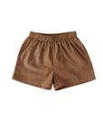 Slowly Linen Short - Coffee