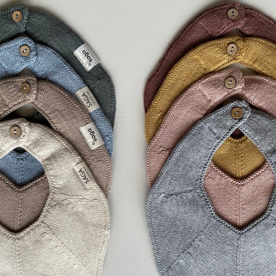 Saga | Fjola Bib - Ivory