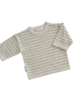 Ziggy Lou Long Sleeve Tee Biscotti Stripe