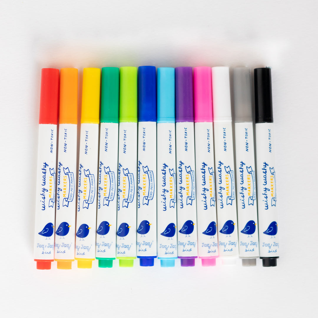 Jaq Jaq Bird | Wishy Washy Markers Mini