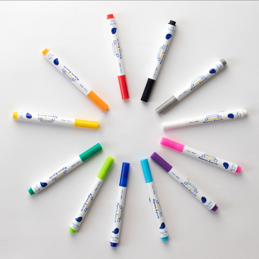 Jaq Jaq Bird | Wishy Washy Markers Mini