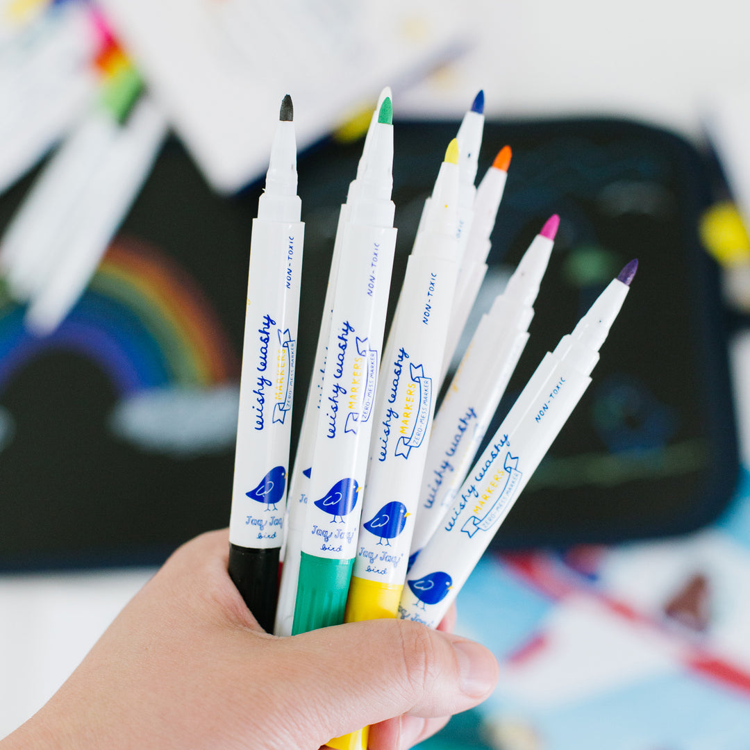 Jaq Jaq Bird | Wishy Washy Markers Mini