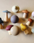 Silicone Mushroom Toy Set