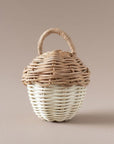 Acorn Rattan Rattle