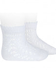 Condor Openwork Short Socks White