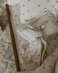 Garbo&Friends Seersucker Fitted Sheet Cot Poppy