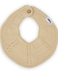 Saga | Flora Teething Bib - Clover on Cream