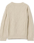 Garbo&Friends Embroidery Knit Sweater Oat